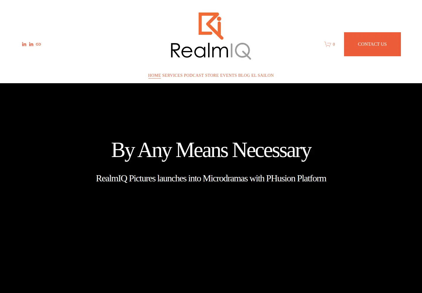 Screenshot of realmiq.com