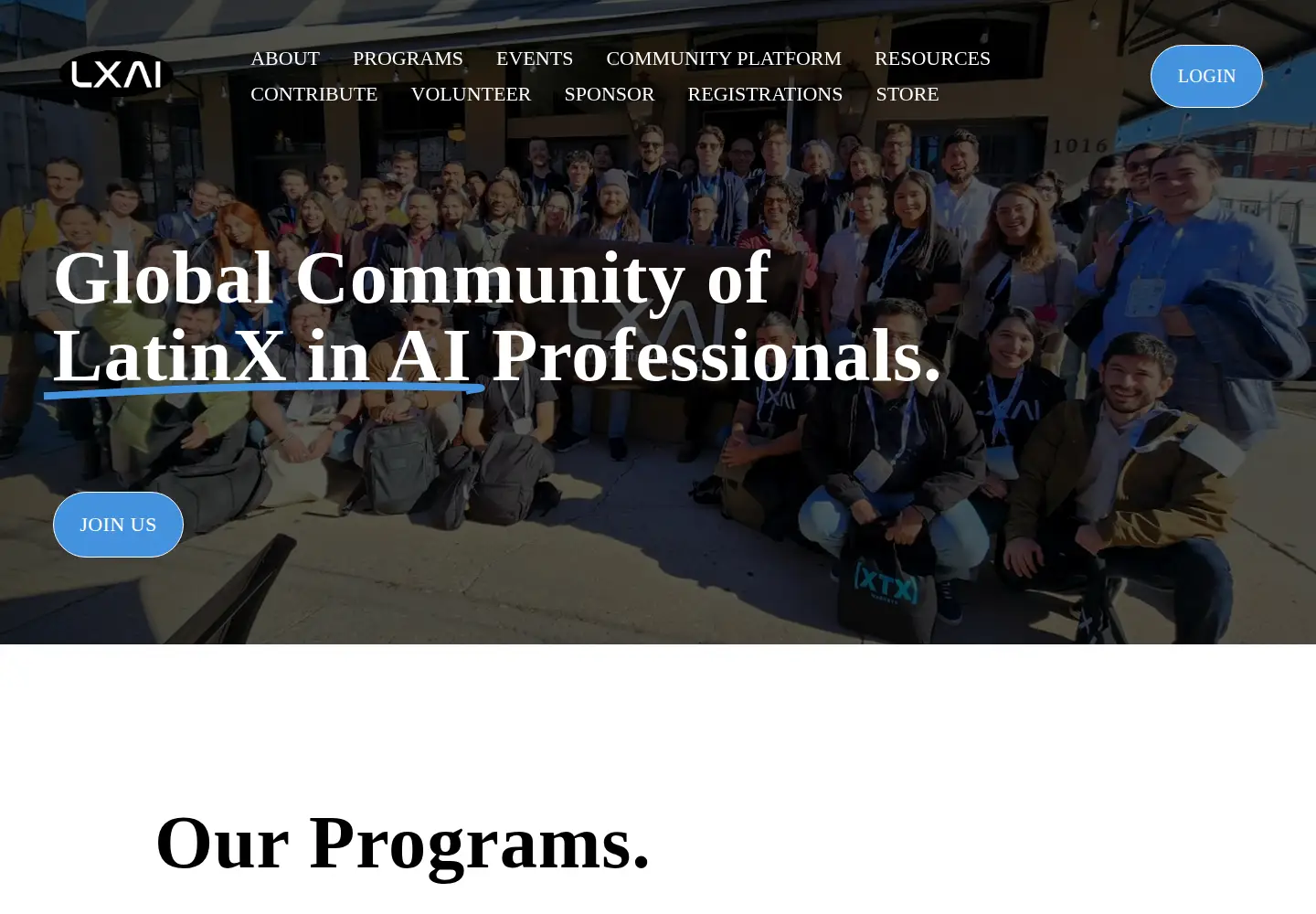 Screenshot of latinxinai.org