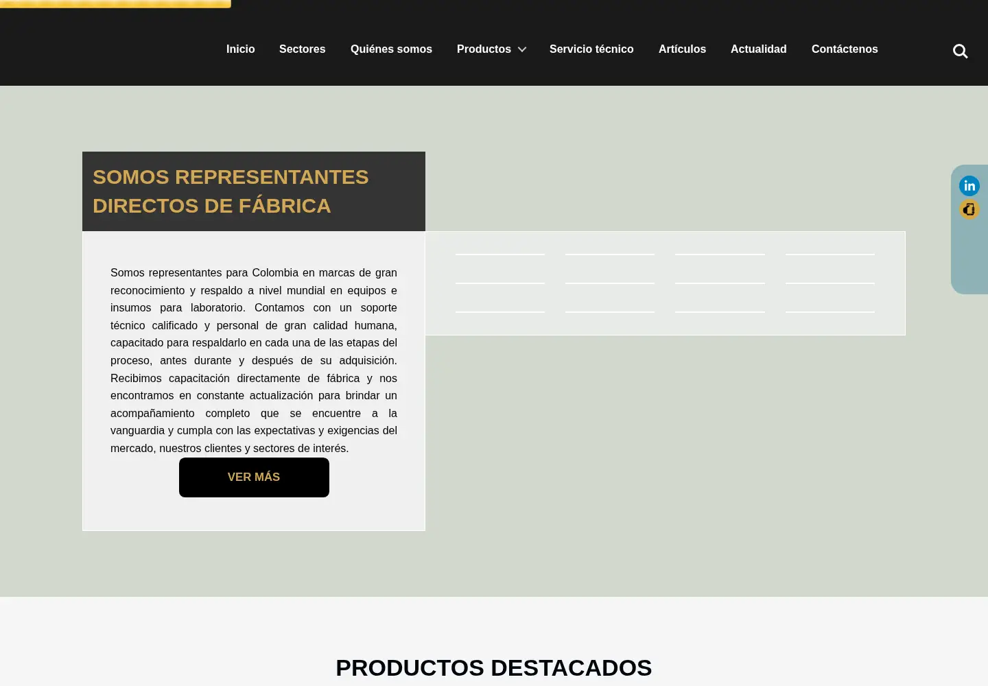Screenshot of equiposylaboratorio.com