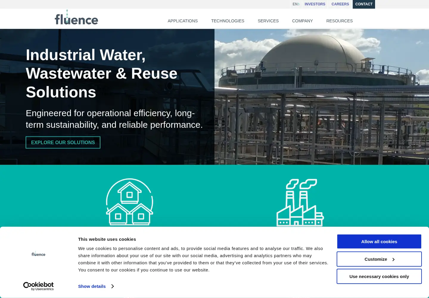 Screenshot of fluencecorp.com