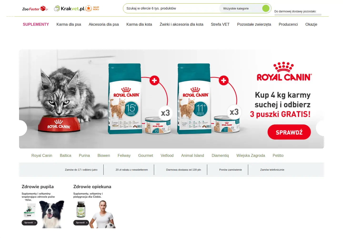 Screenshot of krakvet.pl