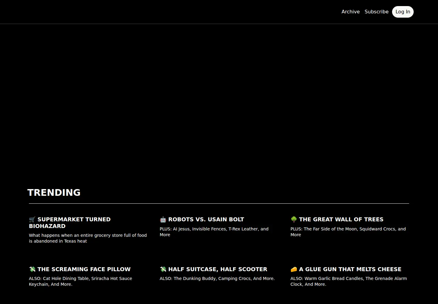 Captured homepage of yupthatexists.com in the current scan