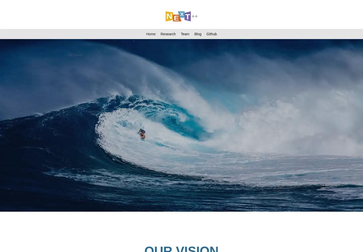 Screenshot of nextcenter.org