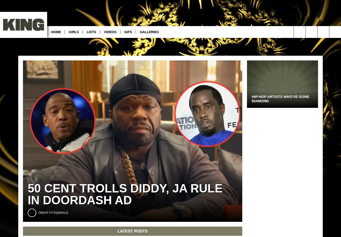 Screenshot of king-mag.com