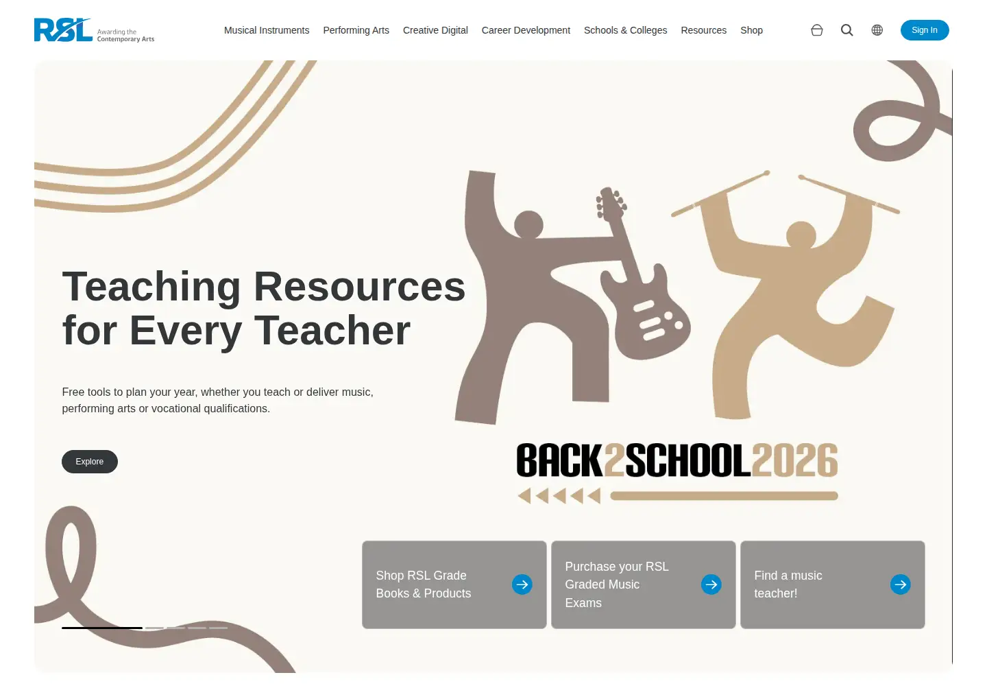 Screenshot of rslawards.com