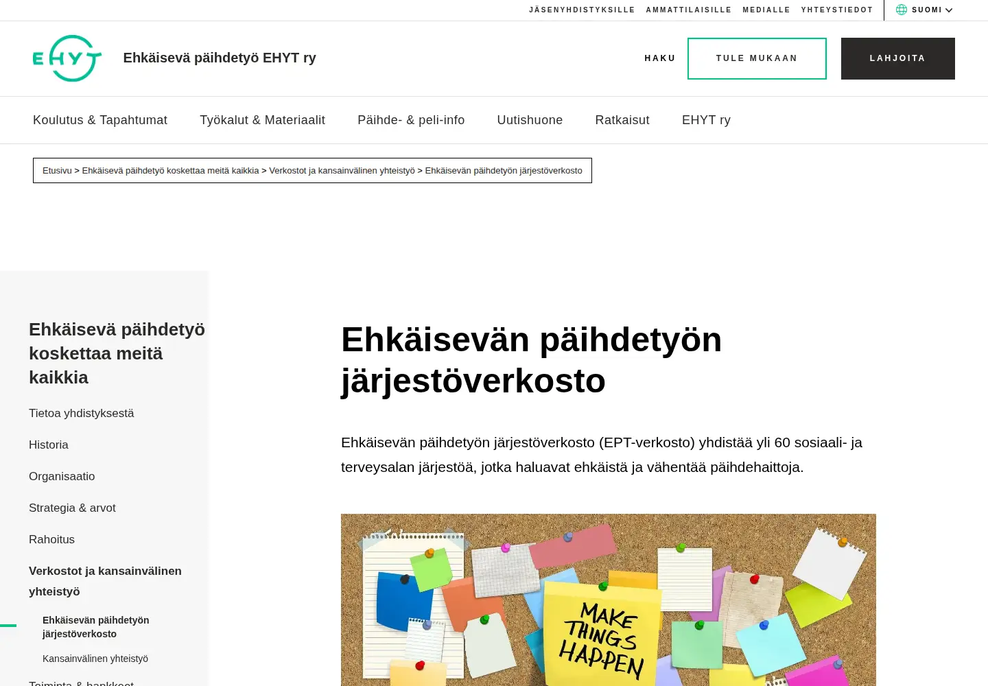 Screenshot of ept-verkosto.fi