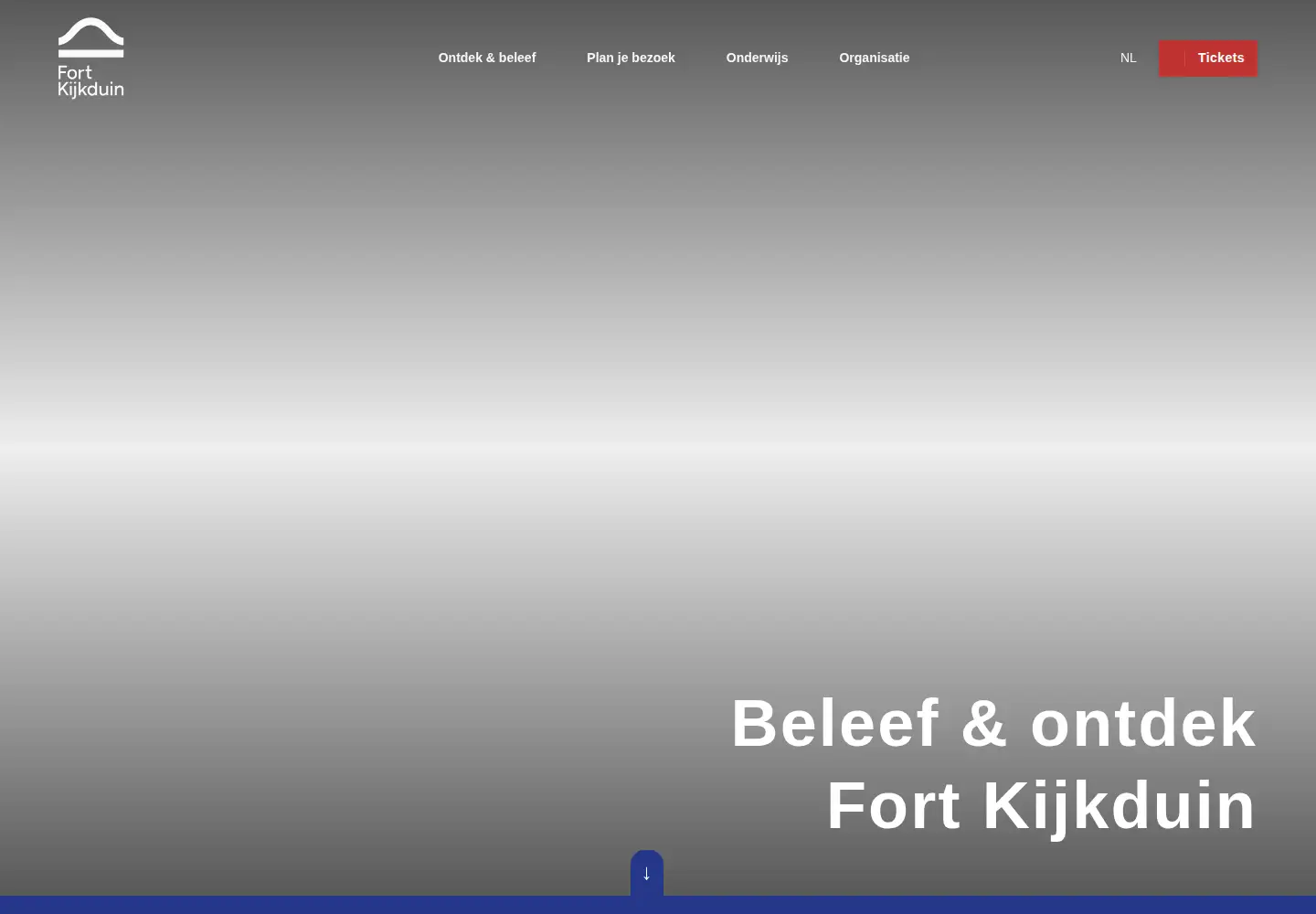 Captured homepage of fortkijkduin.nl in the current scan