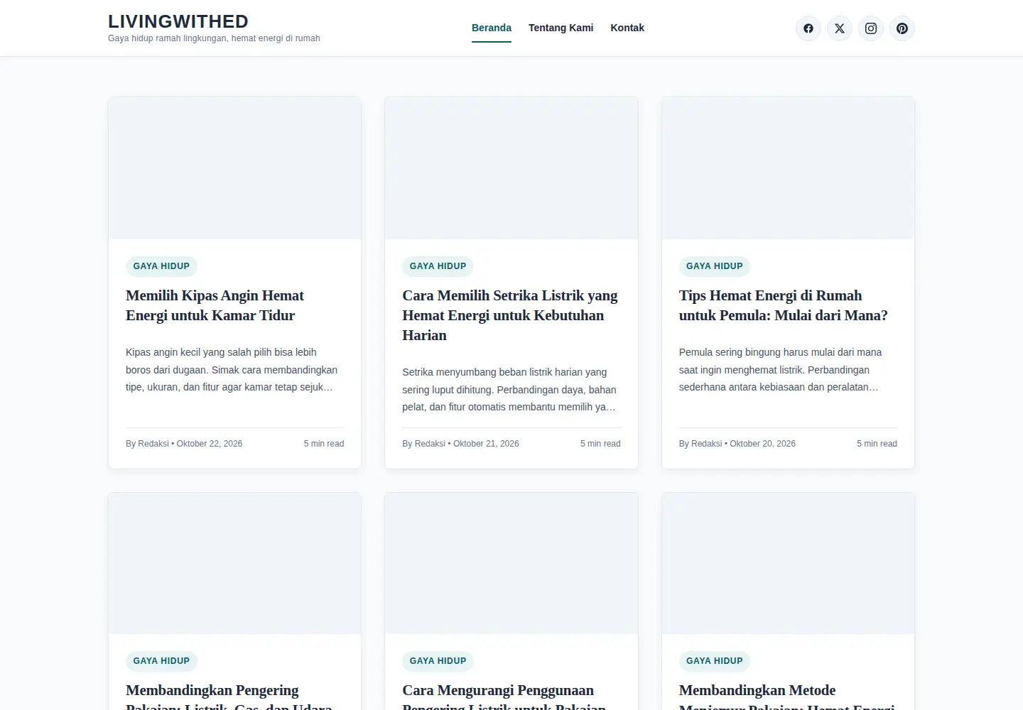 Screenshot of livingwithed.net