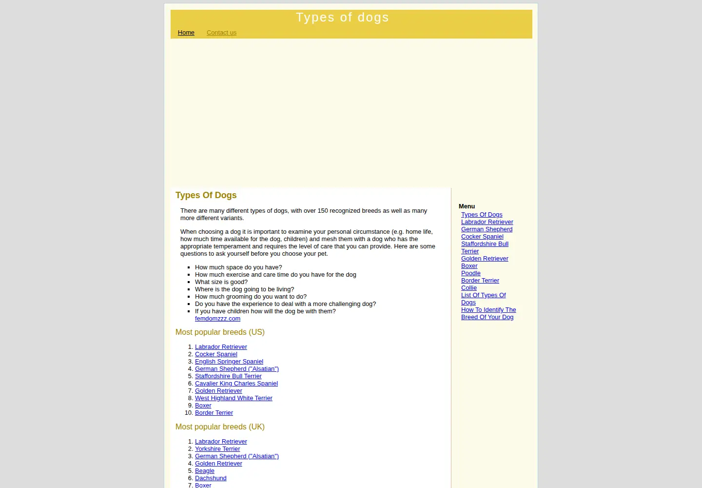 Screenshot of the-underdogs.info