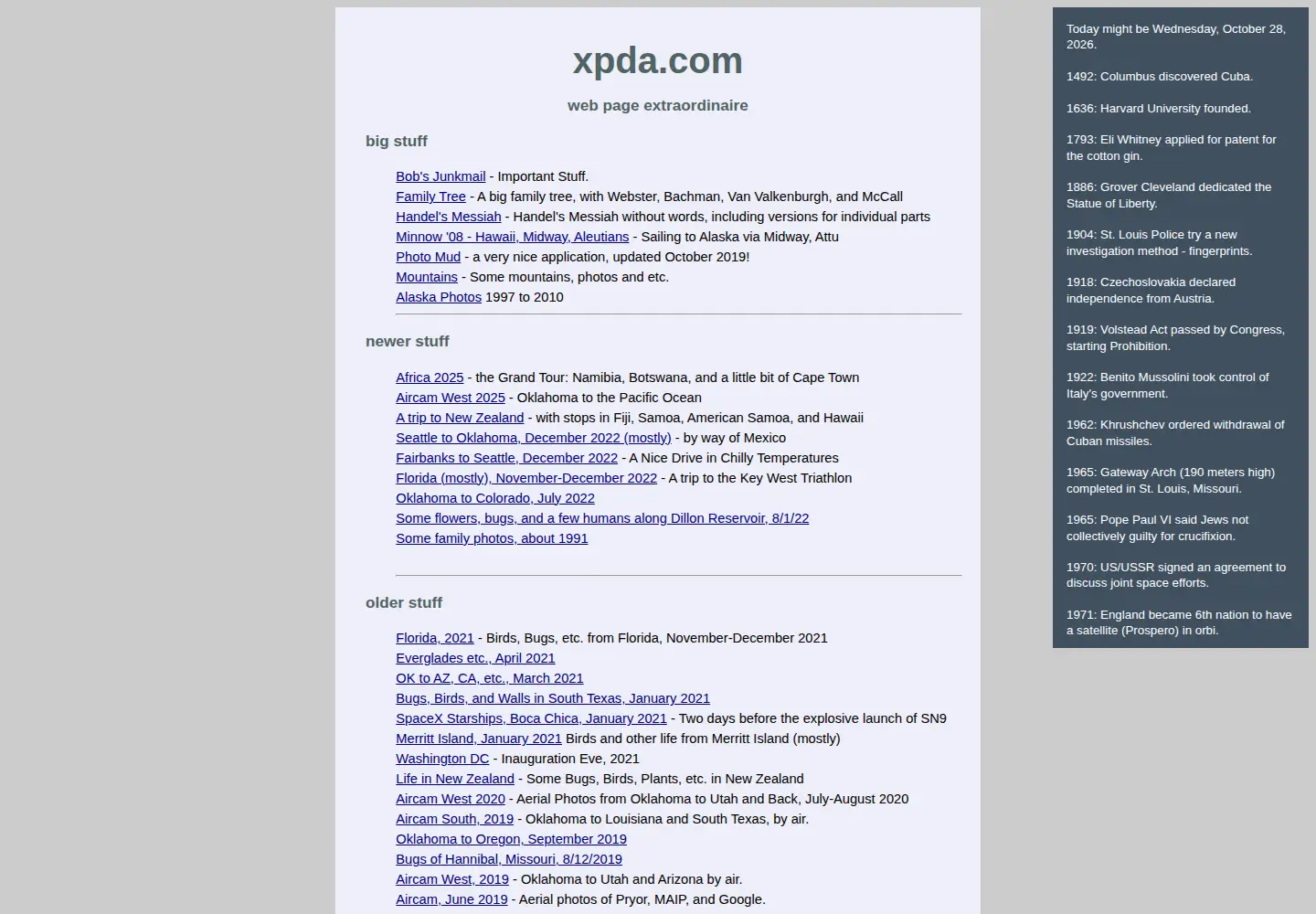 Screenshot of xpda.com