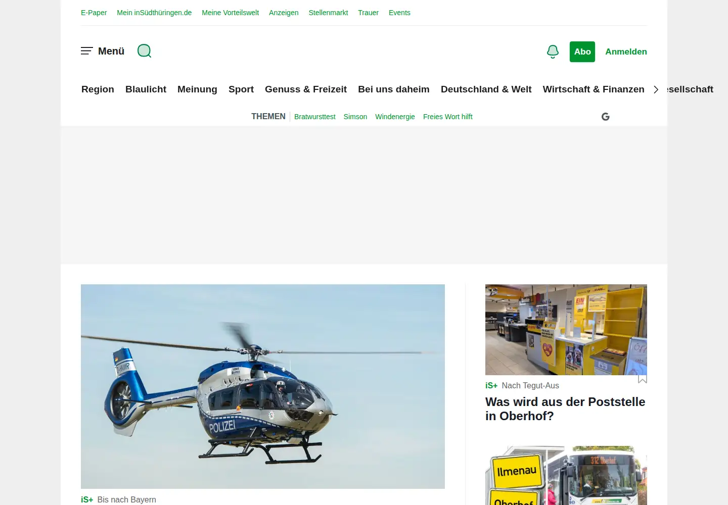 Captured homepage of freies-wort.de in the current scan