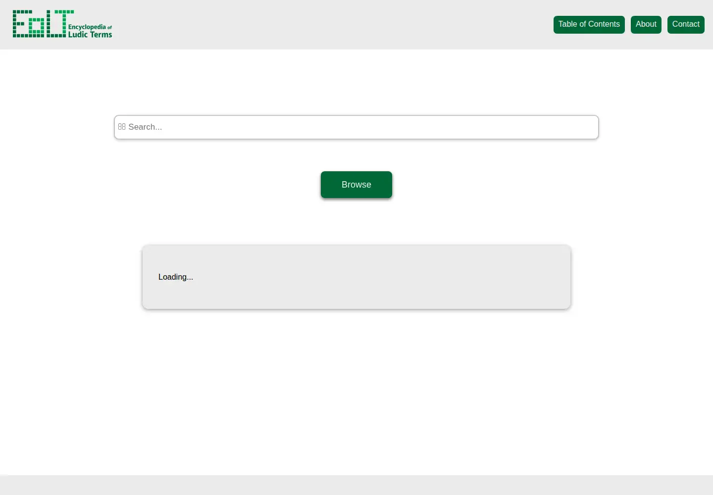 Captured homepage of eolt.org in the current scan