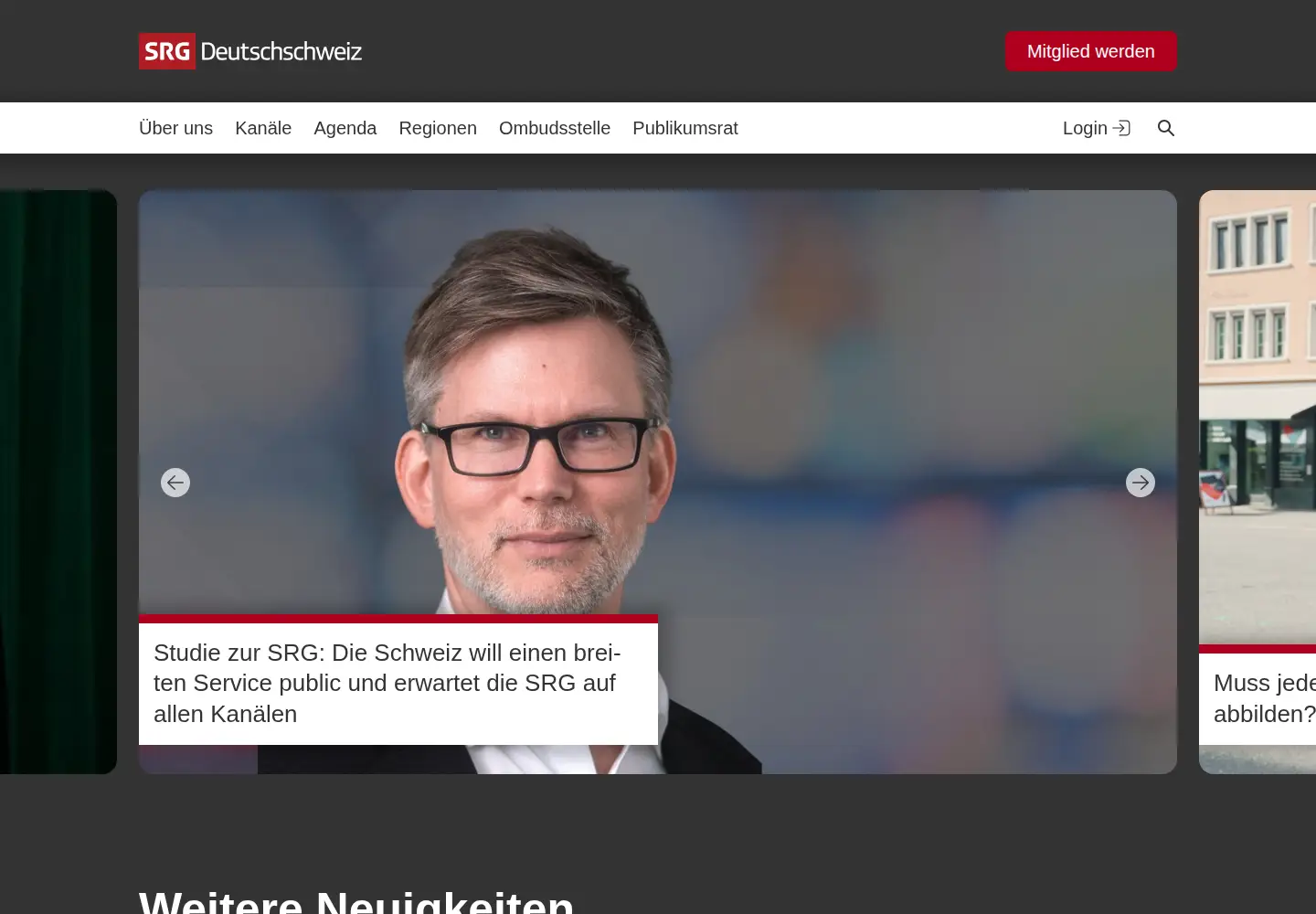 Screenshot of srgd.ch