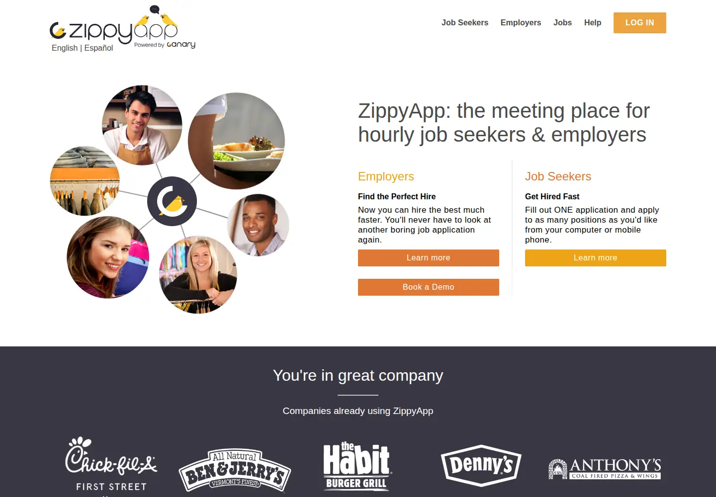Screenshot of zippyapp.com