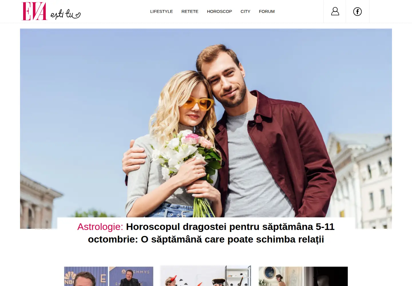 Screenshot of eva.ro