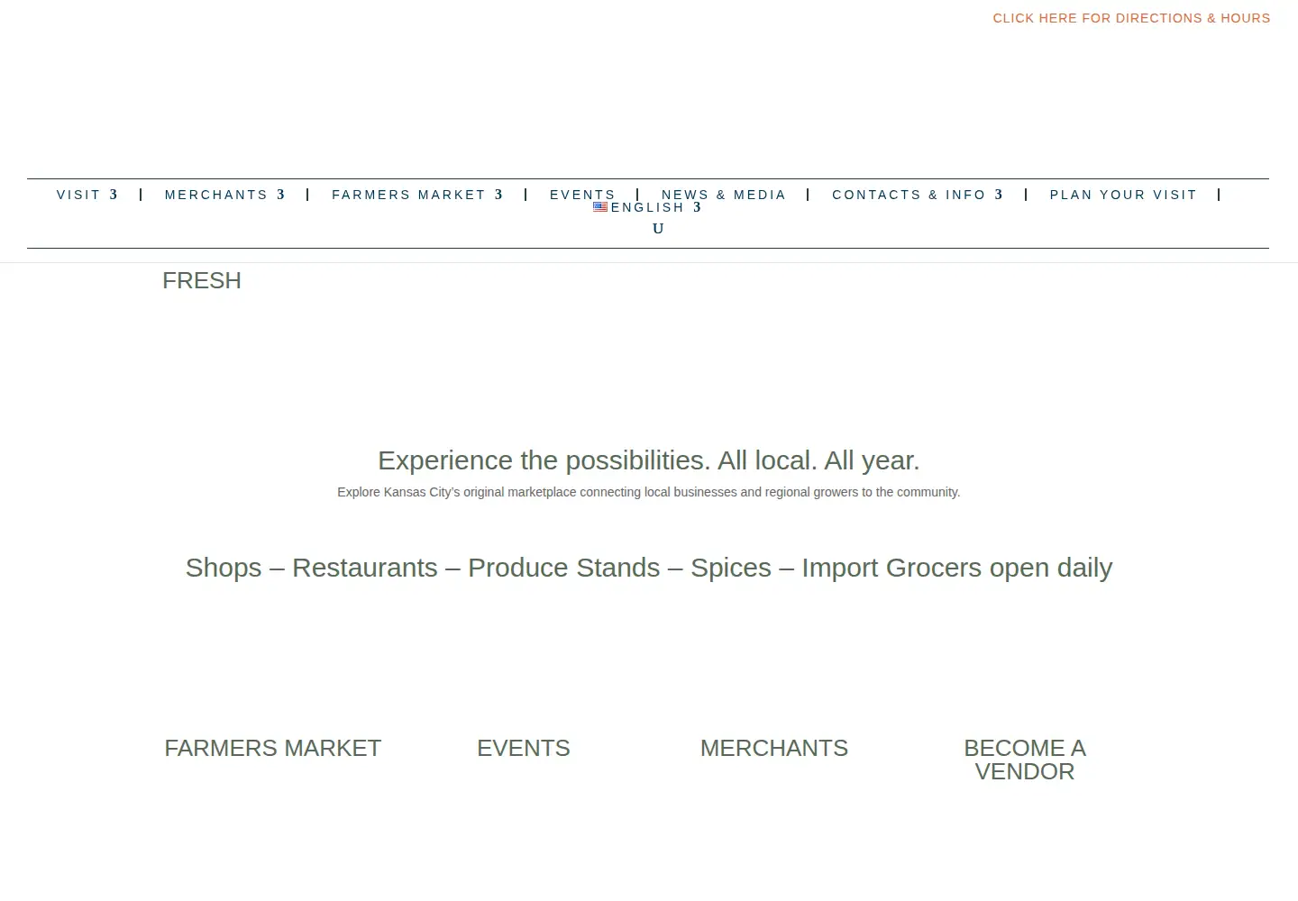 Screenshot of thecitymarket.org