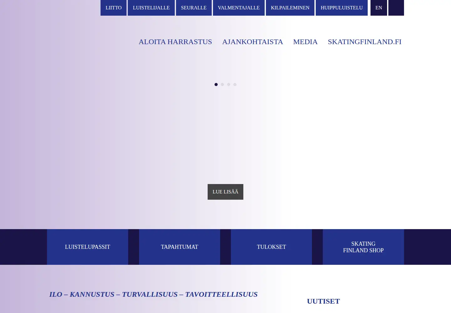 Captured homepage of stll.fi in the current scan