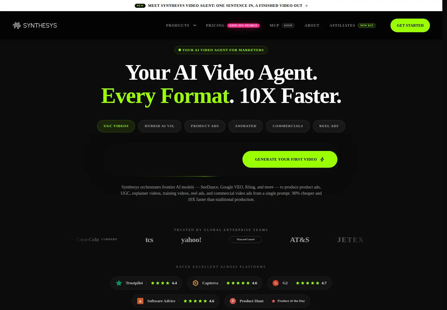 Screenshot of synthesys.io