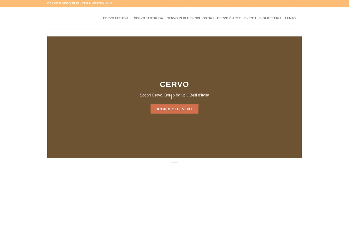 Screenshot of cervofestival.com