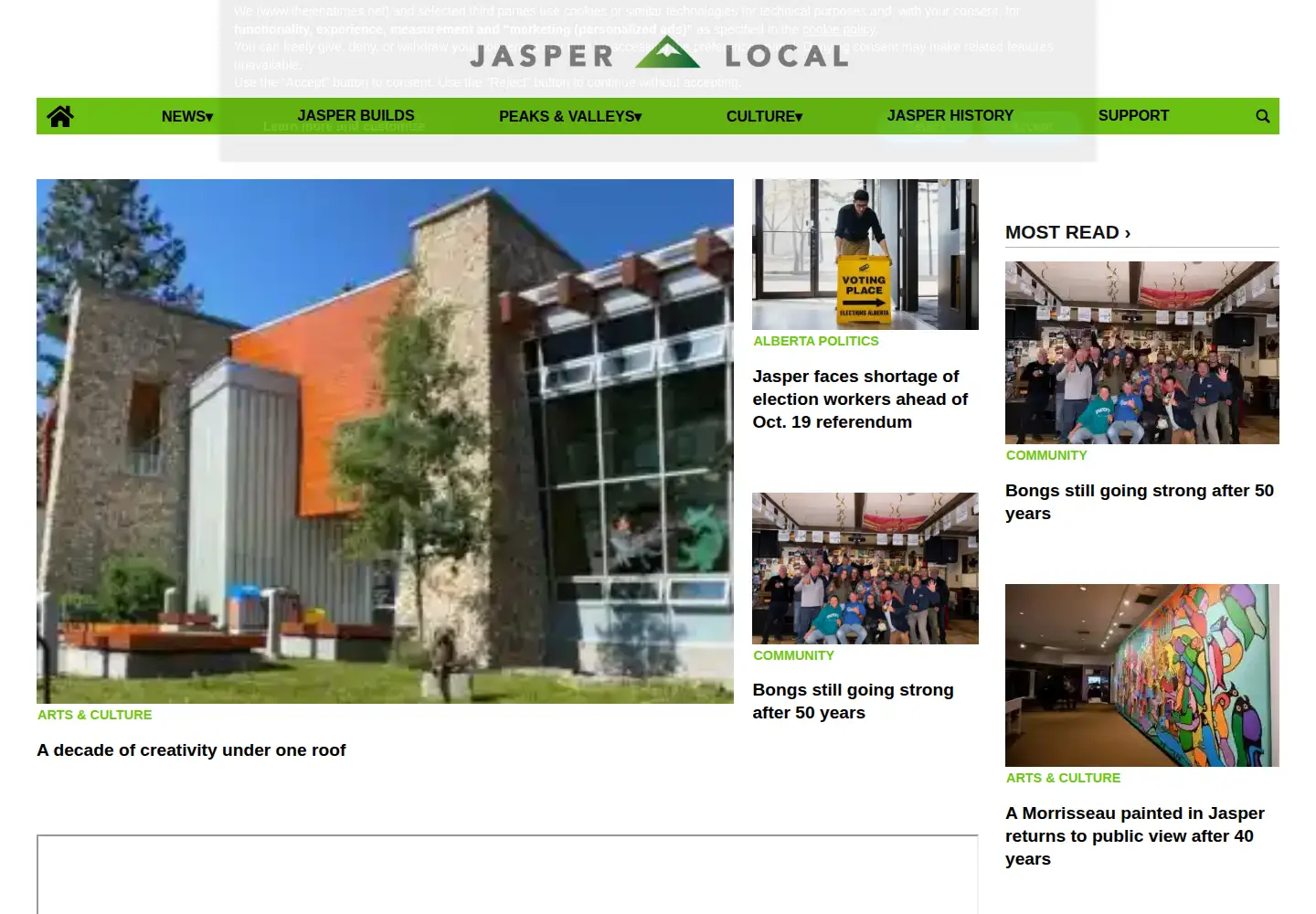 Captured homepage of jasperlocal.com in the current scan