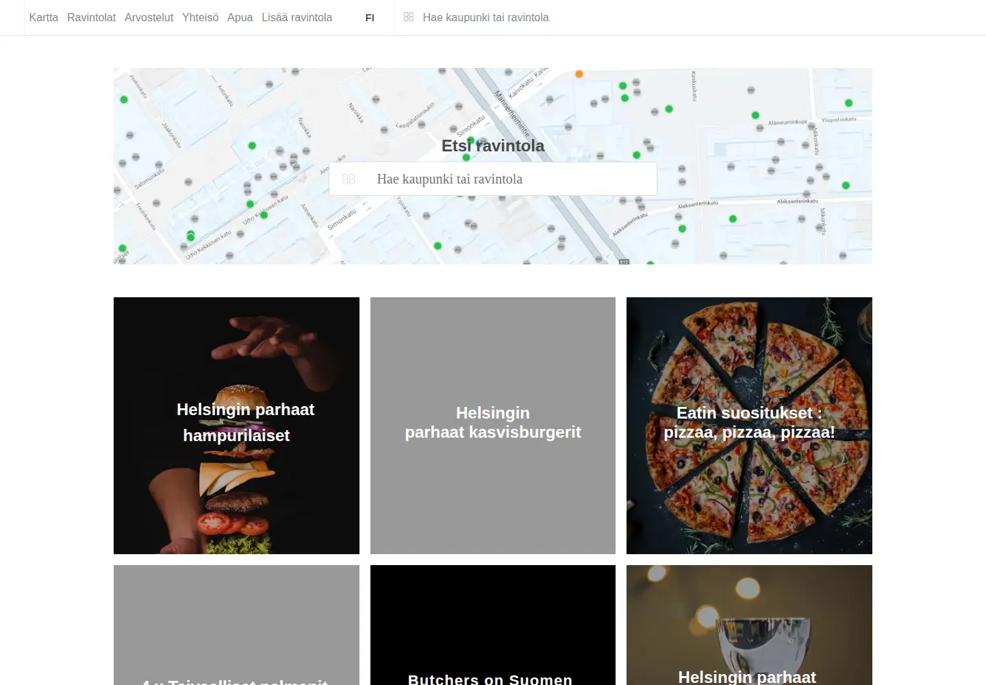 Screenshot of eat.fi