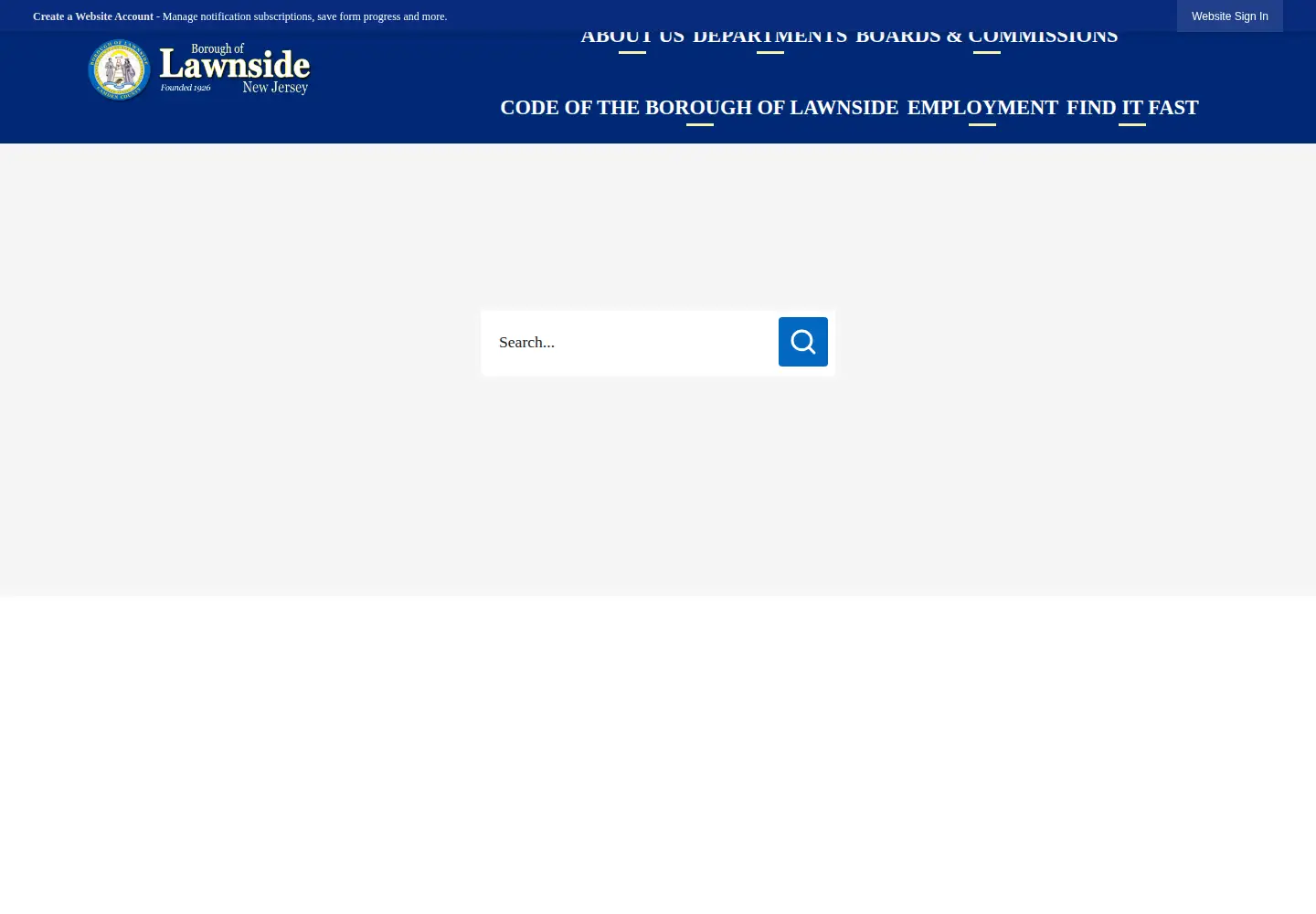 Screenshot of lawnside.net