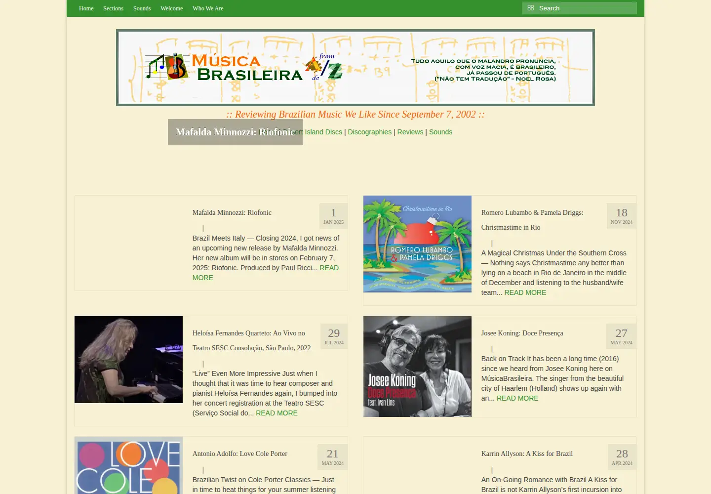 Captured homepage of musicabrasileira.org in the current scan