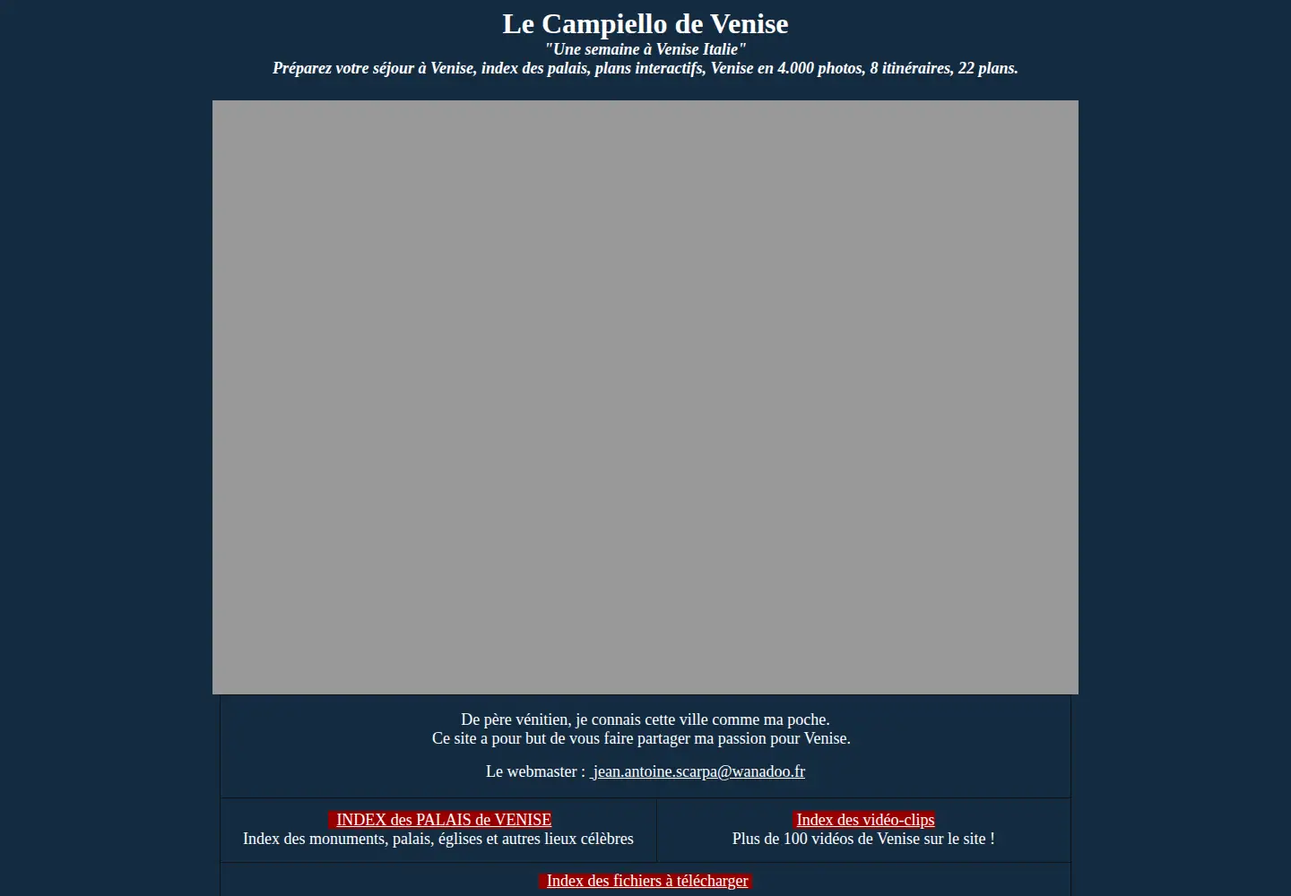 Screenshot of campiello-venise.com