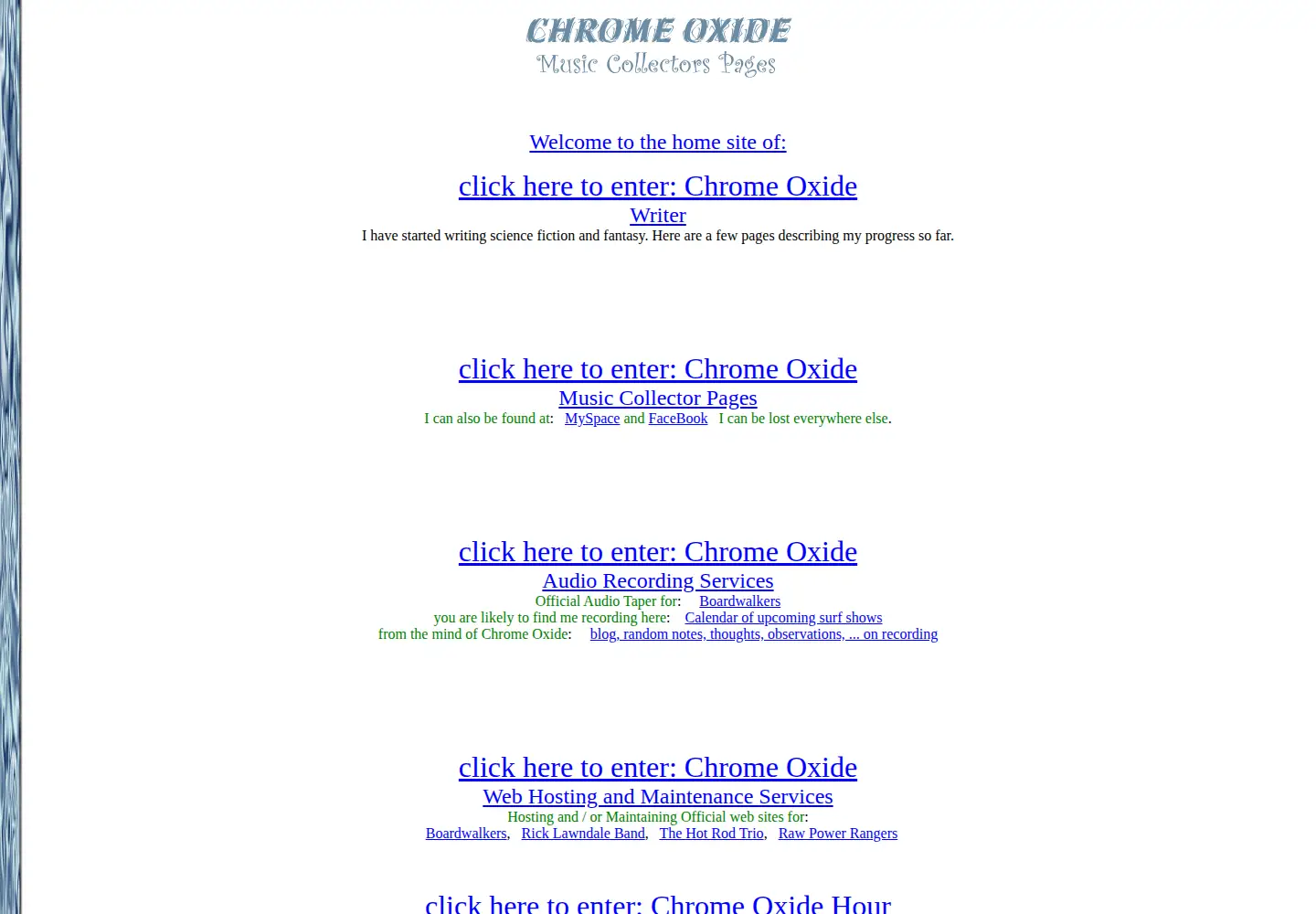 Screenshot of chromeoxide.com