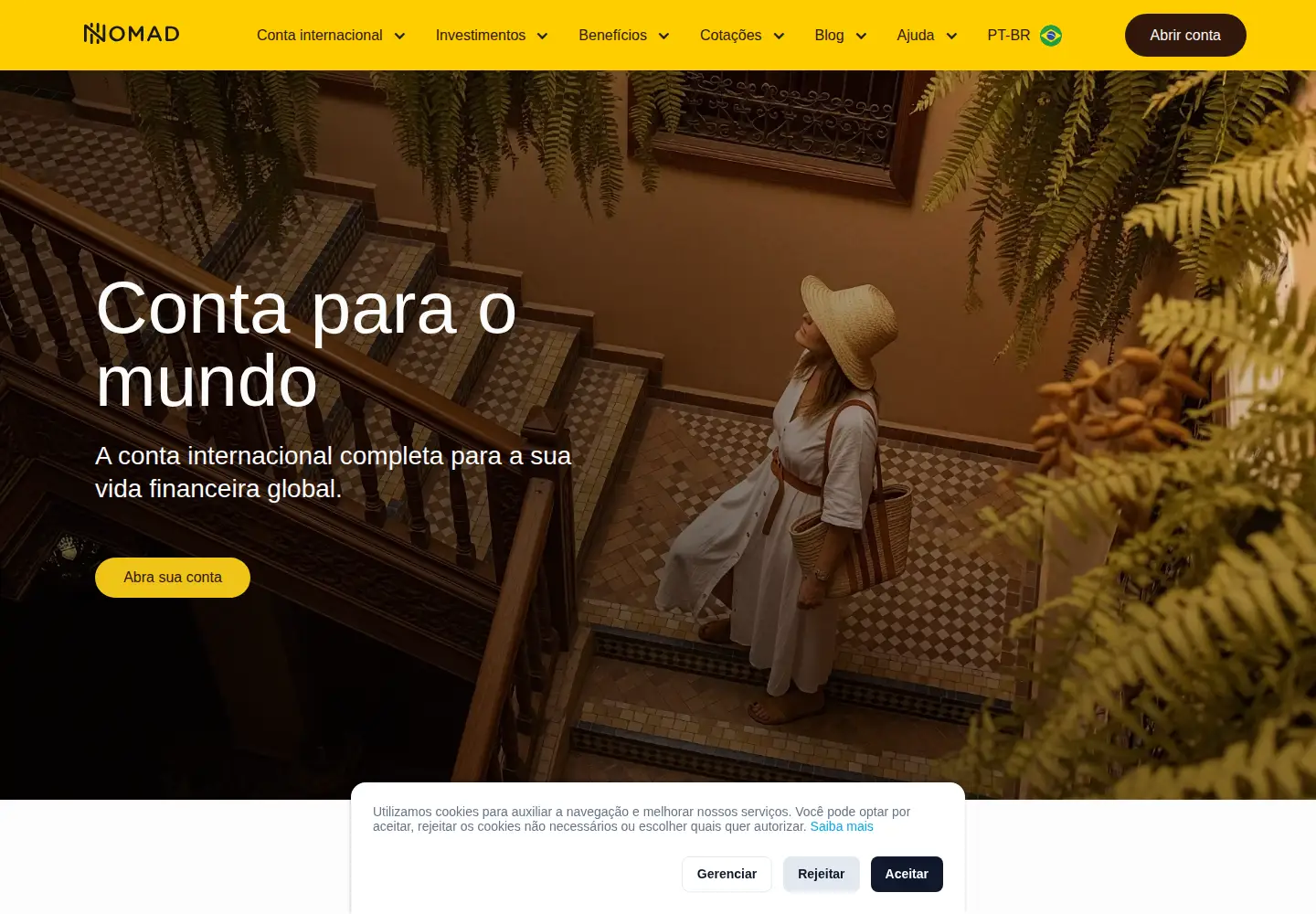 Screenshot of nomadglobal.com