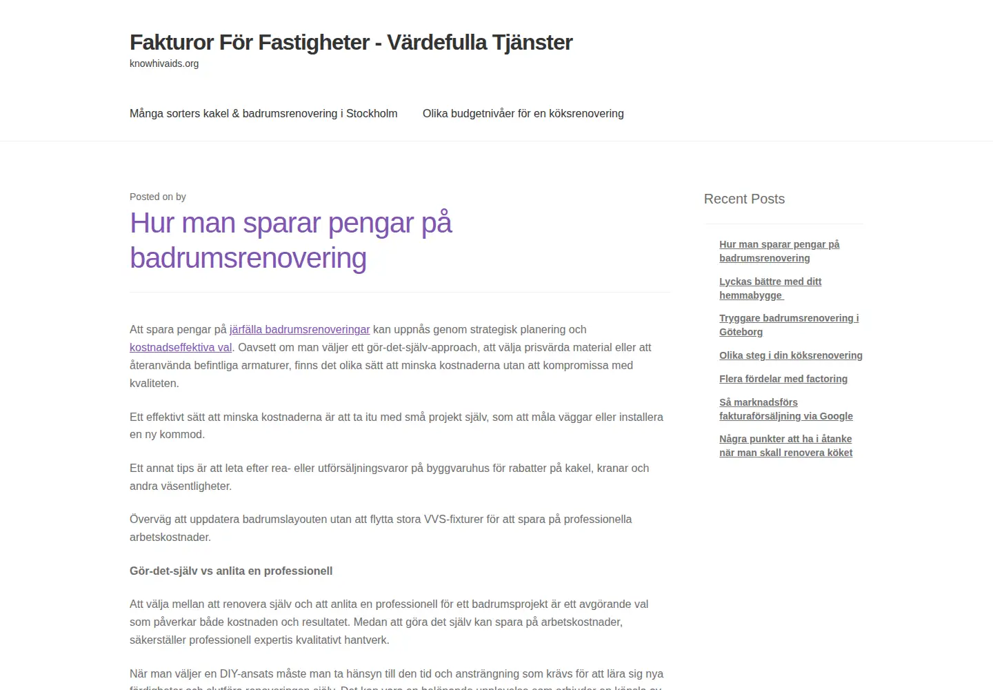 Screenshot of knowhivaids.org