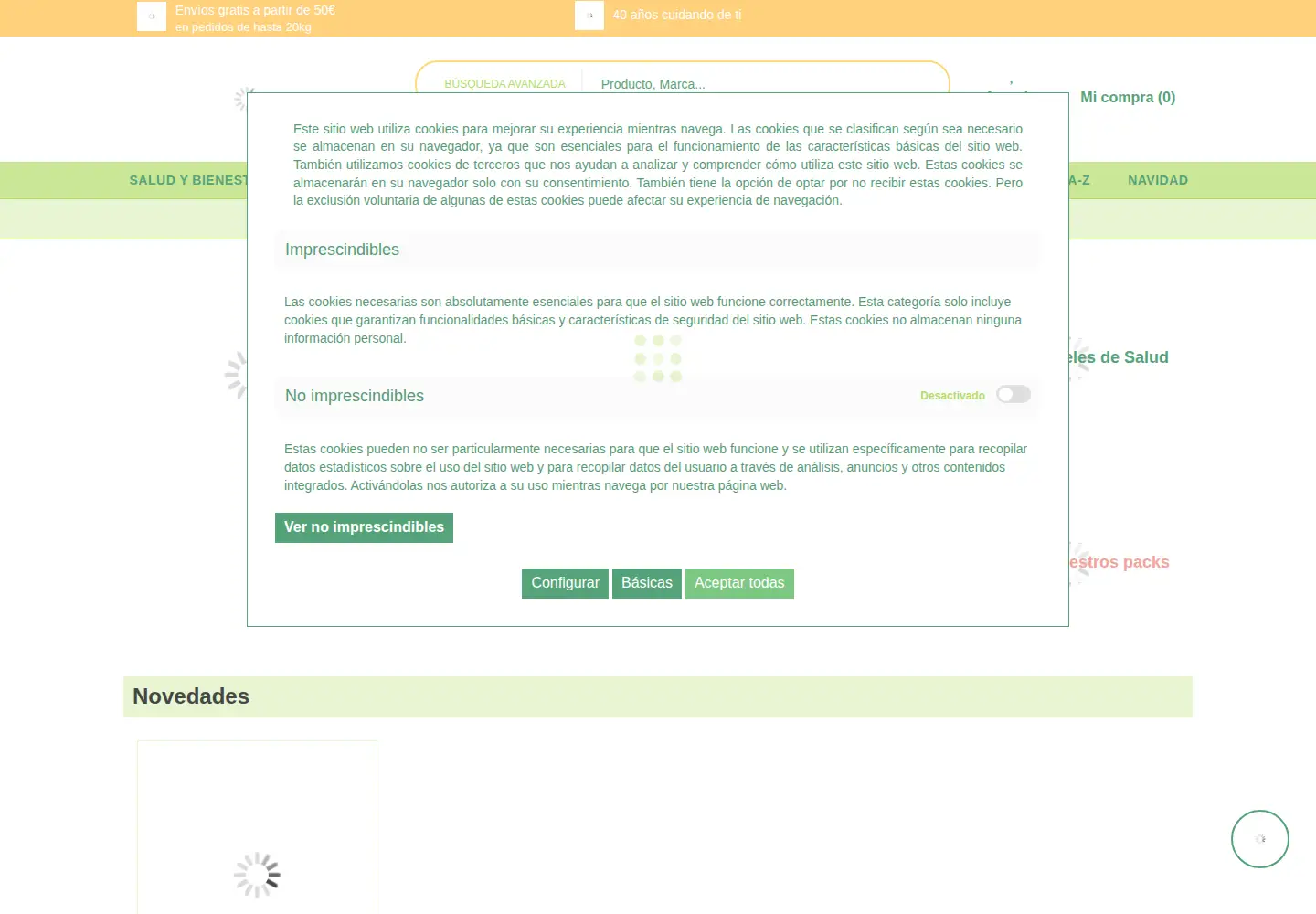 Screenshot of herbogeminis.com