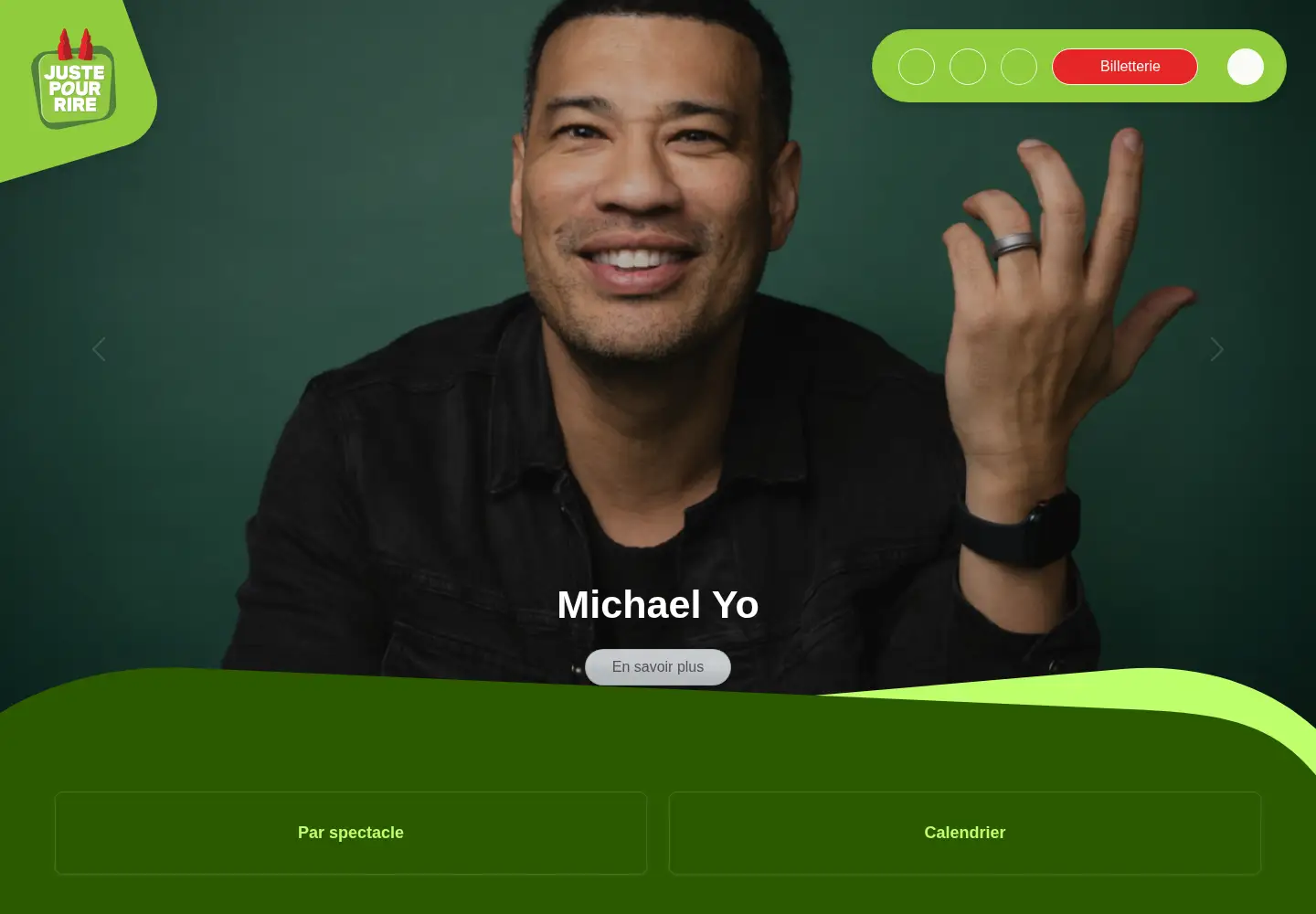 Screenshot of justforlaughs.com