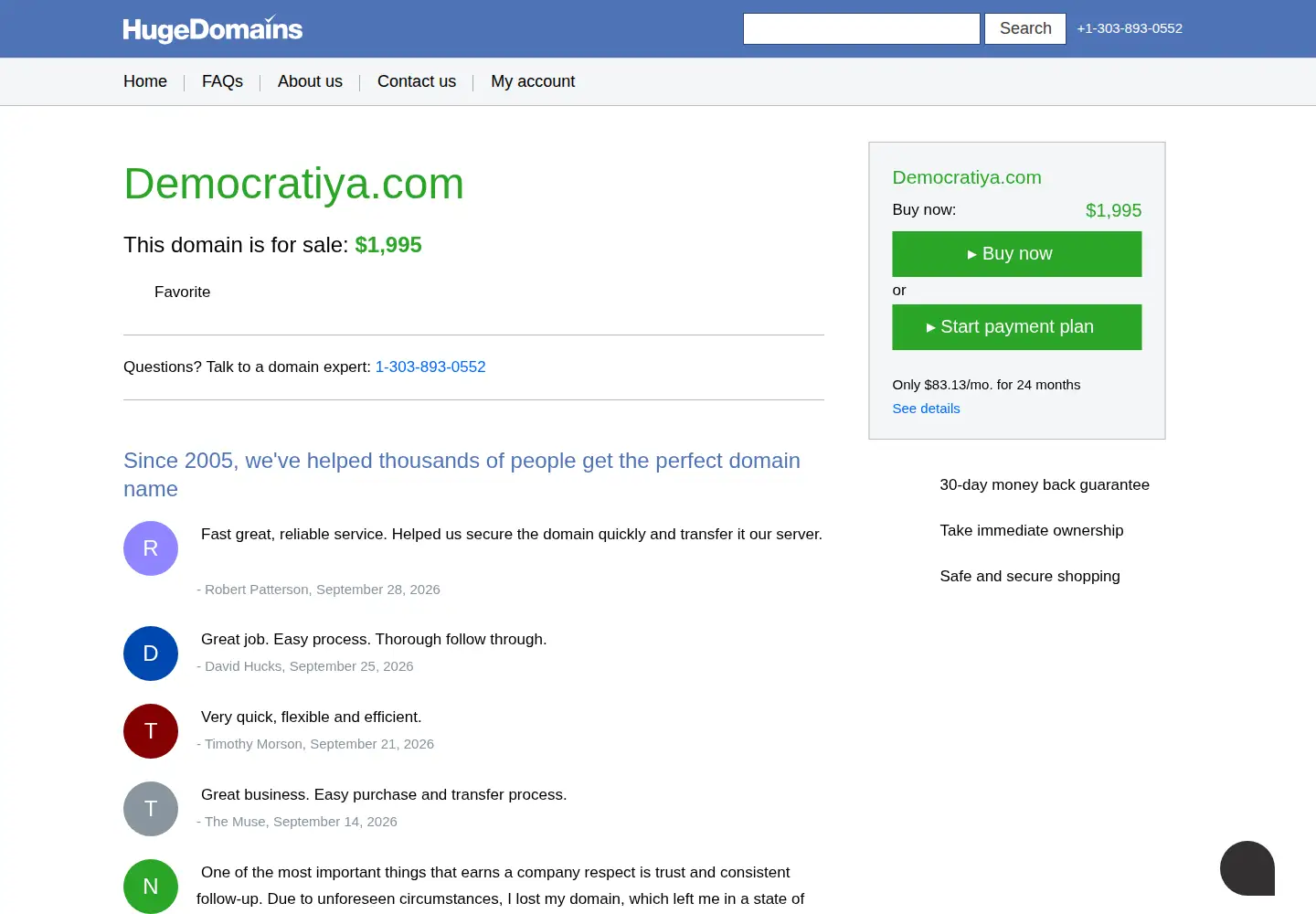 Screenshot of democratiya.com