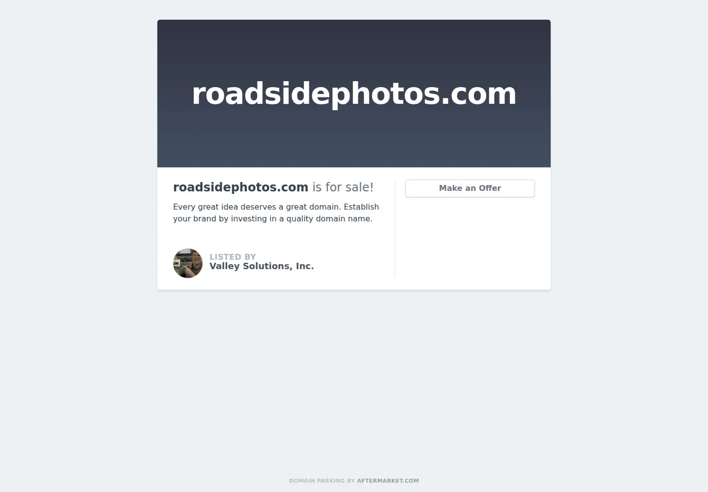 Screenshot of roadsidephotos.com