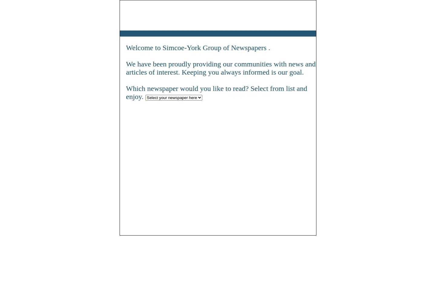 Screenshot of newspapers-online.com