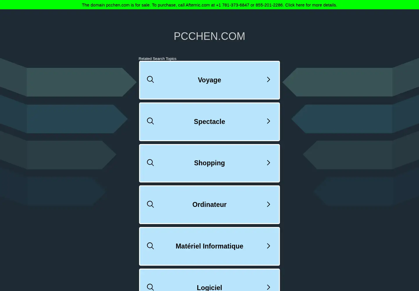 Screenshot of pcchen.com