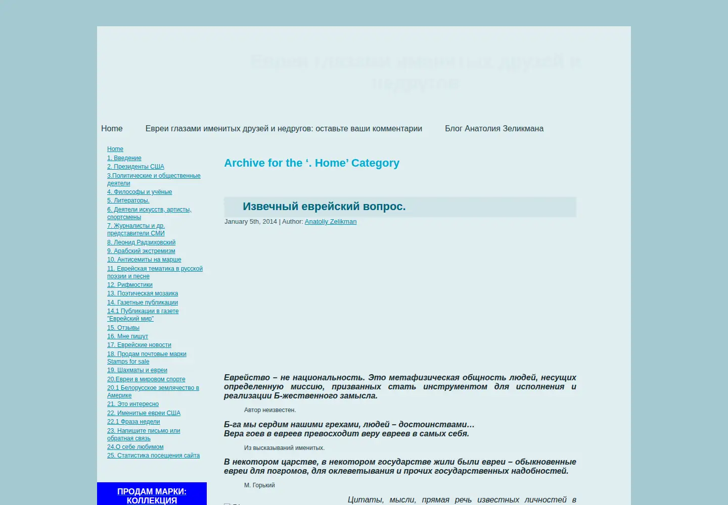 Screenshot of zelikm.com