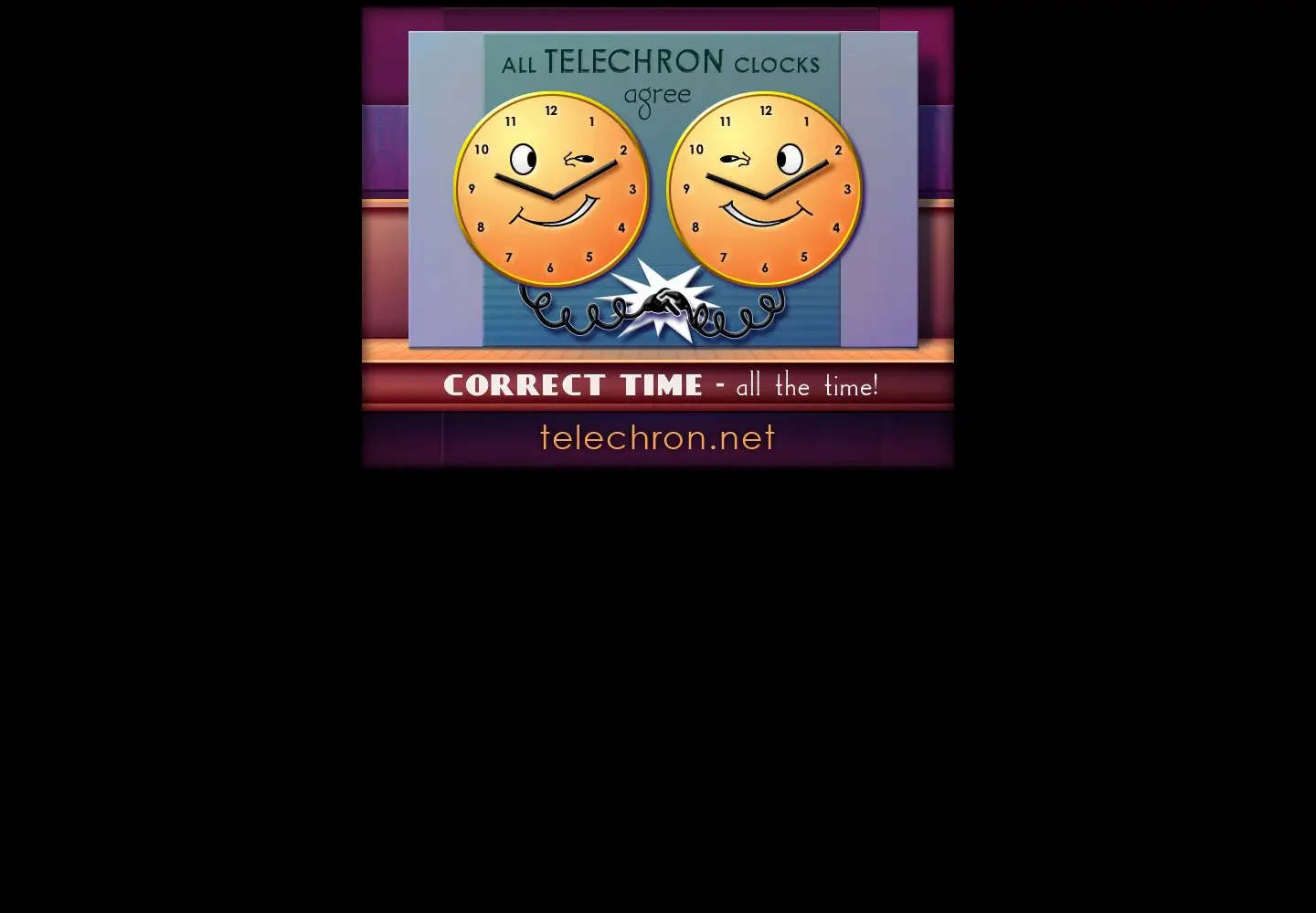 Screenshot of telechron.net