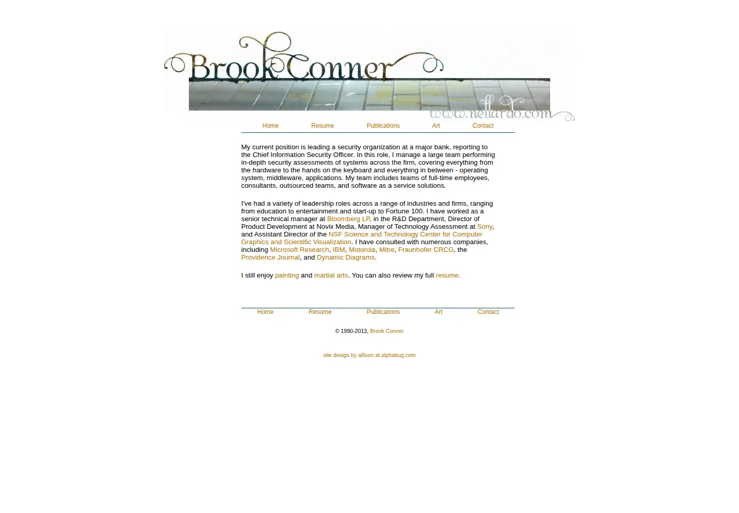 Screenshot of nellardo.com