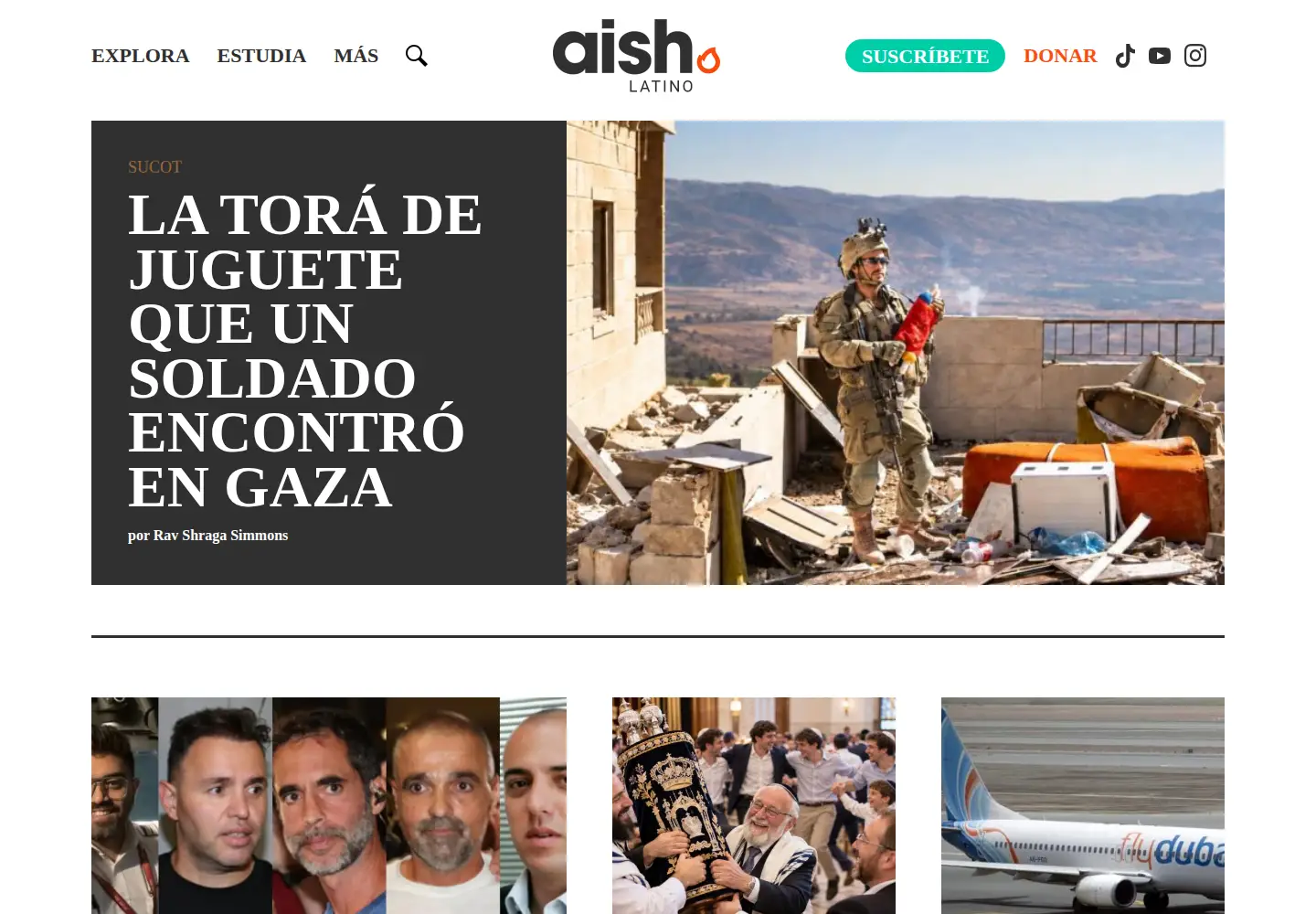 Screenshot of aishlatino.com