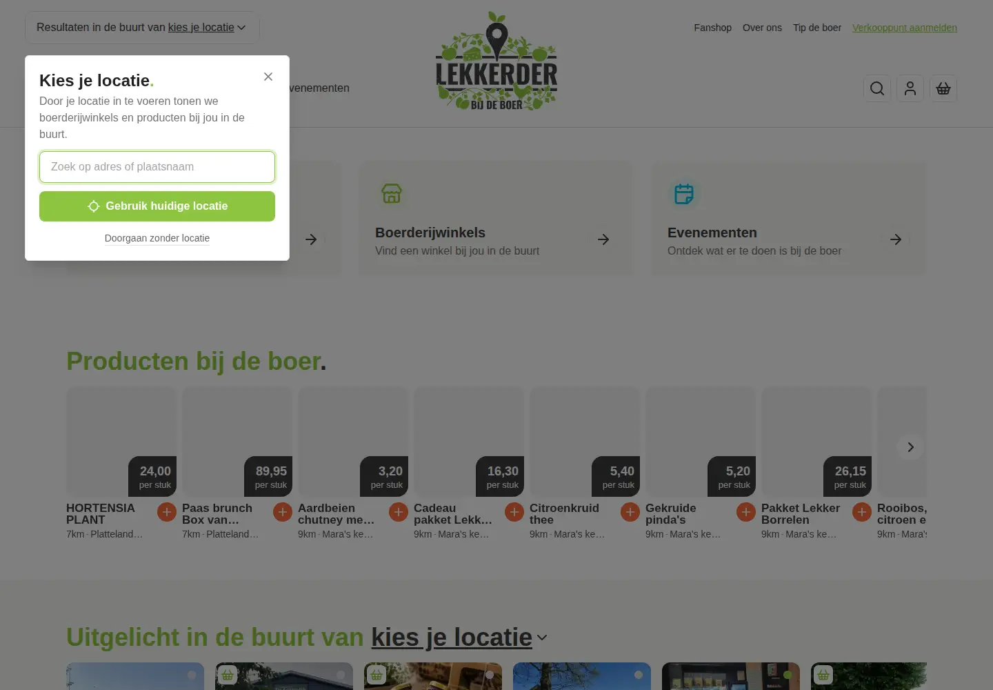 Screenshot of lekkerder.nl