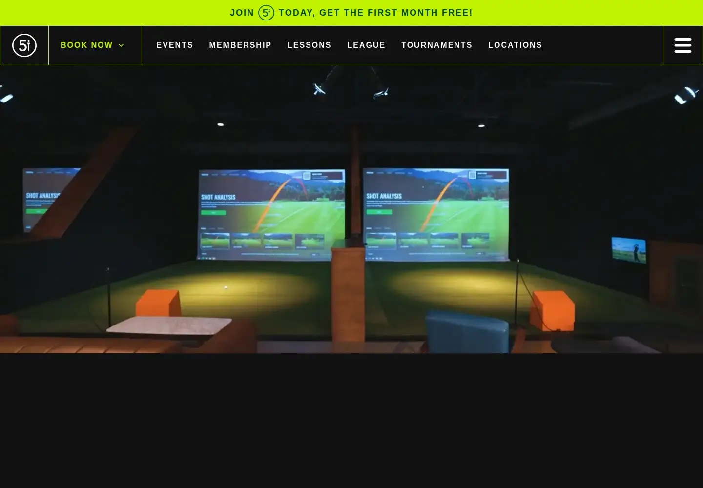 Screenshot of fiveirongolf.com