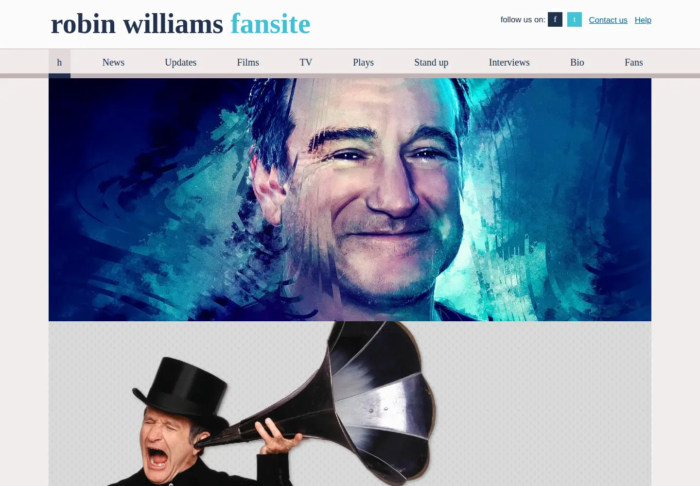 Screenshot of robin-williams.net