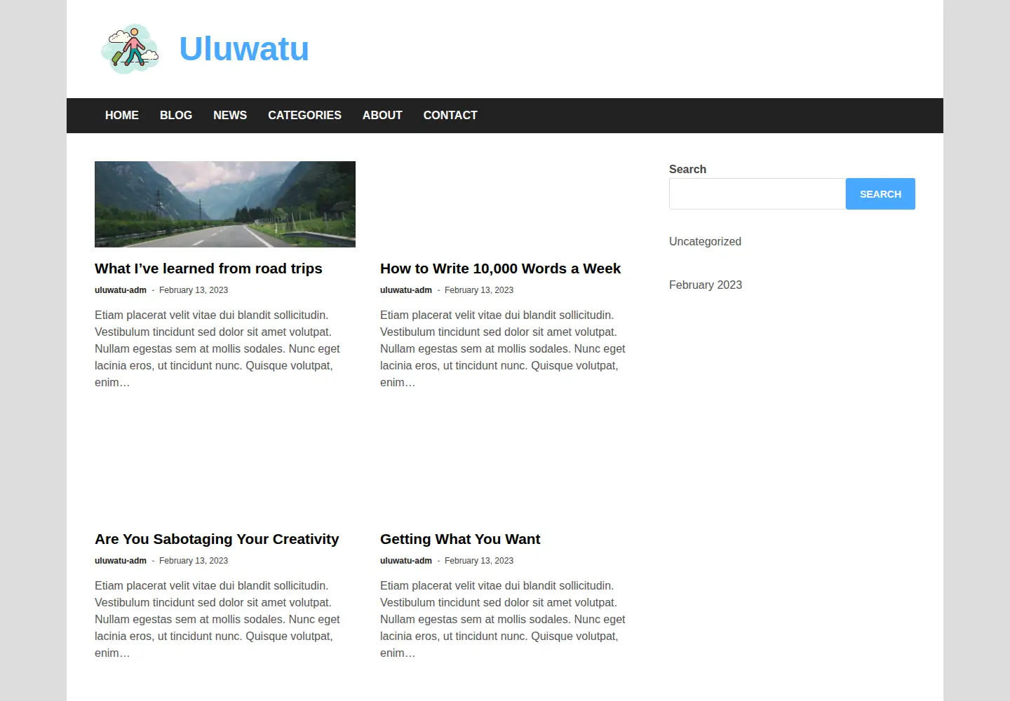 Screenshot of uluwatu.org