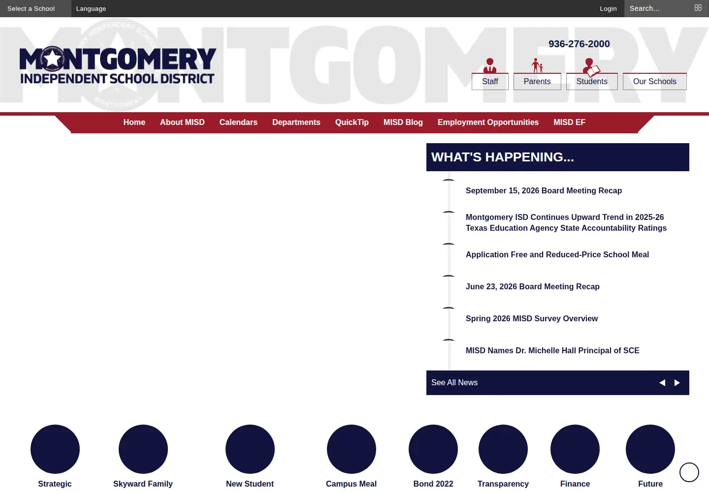 Screenshot of misd.org