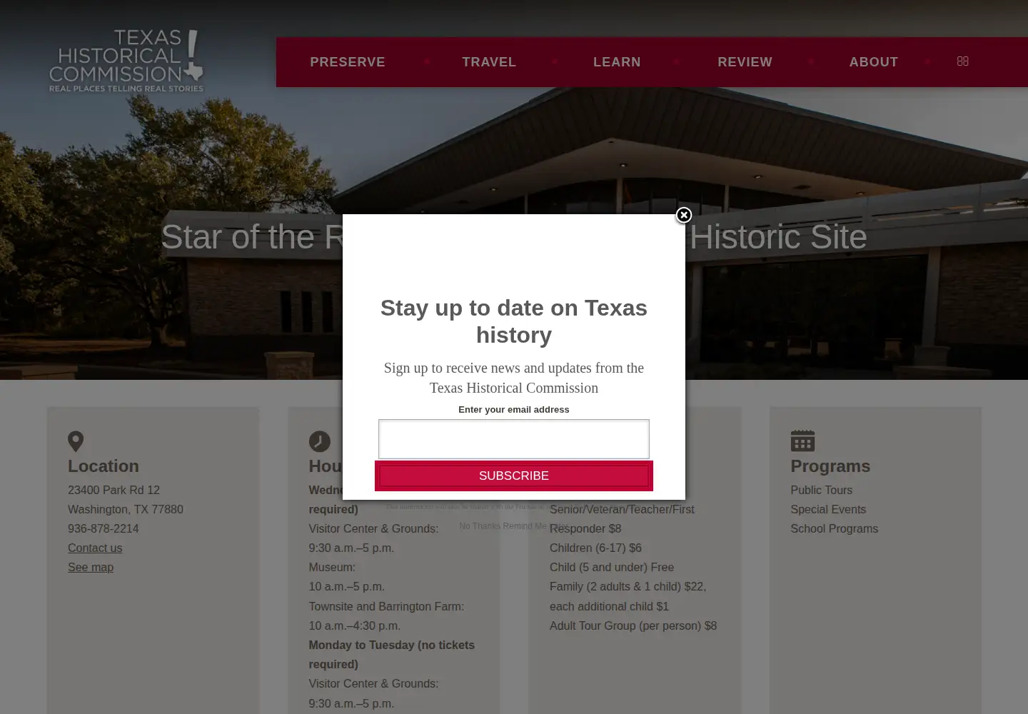 Screenshot of starmuseum.org