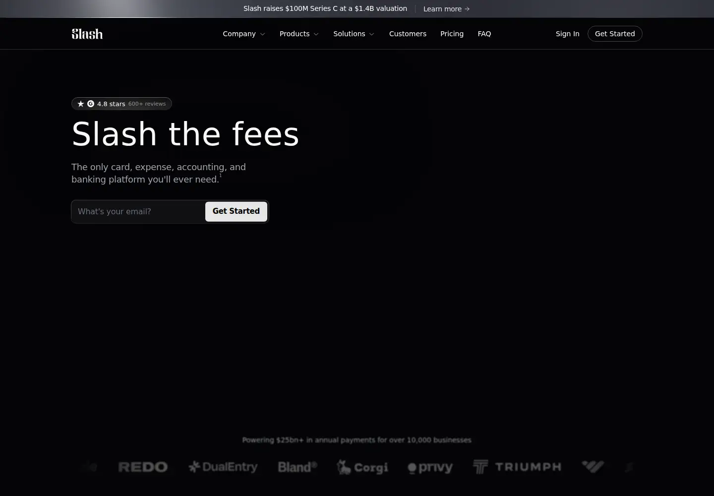 Screenshot of slash.com