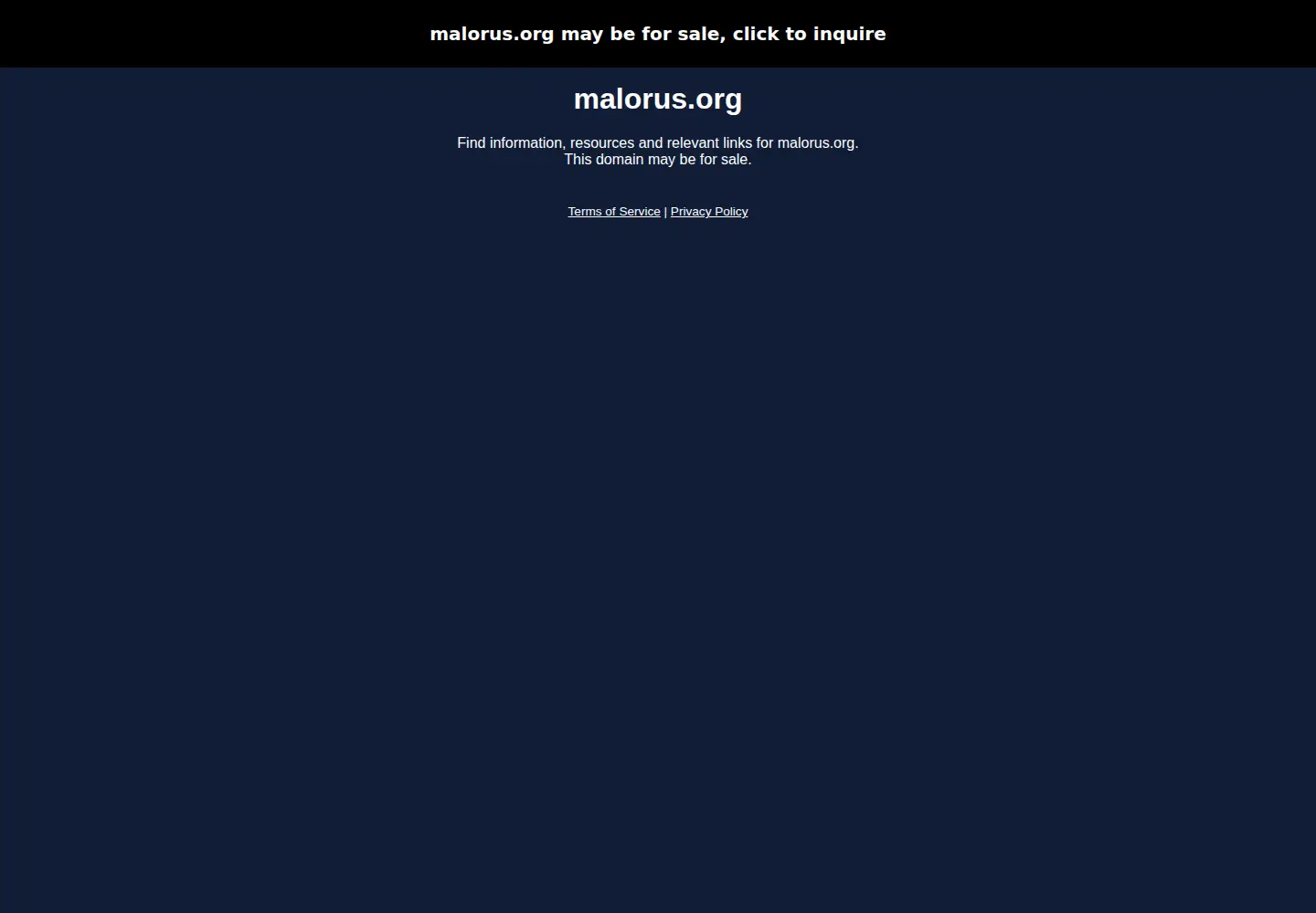 Screenshot of malorus.org