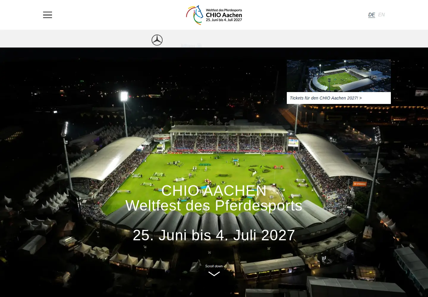 Screenshot of chioaachen.de
